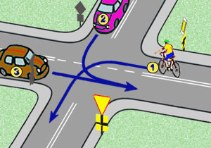 droga z pierwsze�stwem jest �amana