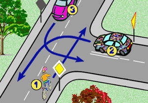 skrzy�owanie ze znakami typu T