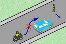 omijanie pojazdu kt�ry ust�puje pieszemu