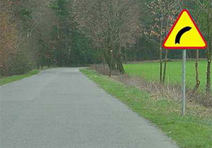 niebezpieczny zakr�t w prawo