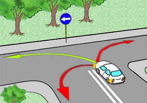 wolno jedynie skr�ci� w lewo