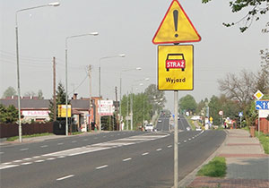 wstecz tabliczka T-16