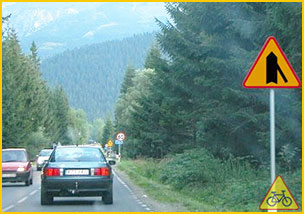 wlot drogi jednokierunkowej