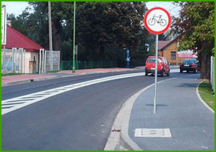 zakaz wjazdu rowerów