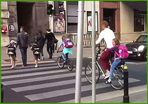 przejeżdżanie przez pasy