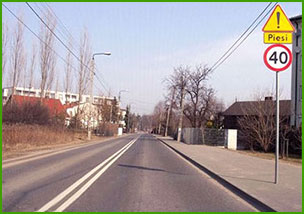 linia podwójna ciągła