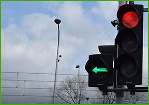 zielona strzałka warunkowa w lewo