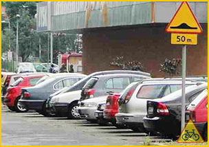 odległość od miejsca niebezpiecznego