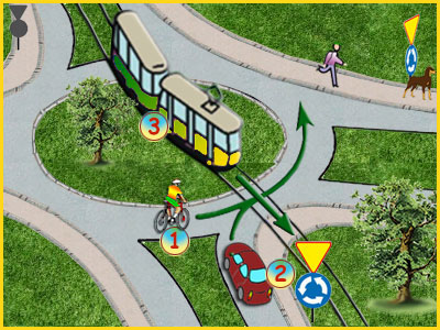 skrzyżowanie typu rondo