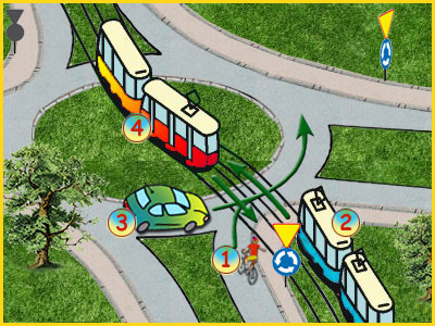 skrzyżowanie typu rondo