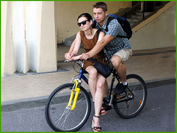 przewożenie na ramie