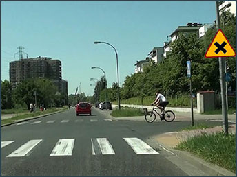 skrzyżowanie dróg równorzędnych