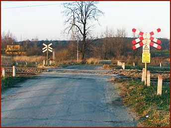 przejazd kolejowy wielotorowy