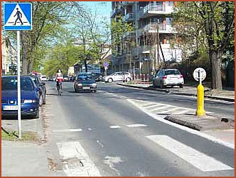 wyprzedzanie rowerzysty