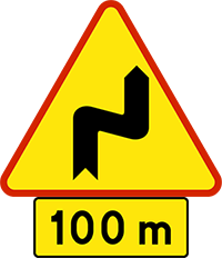 odległość od miejsca niebezpiecznego