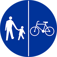 droga dla pieszych i rowerzystów