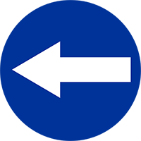 nakaz skrętu w prawo